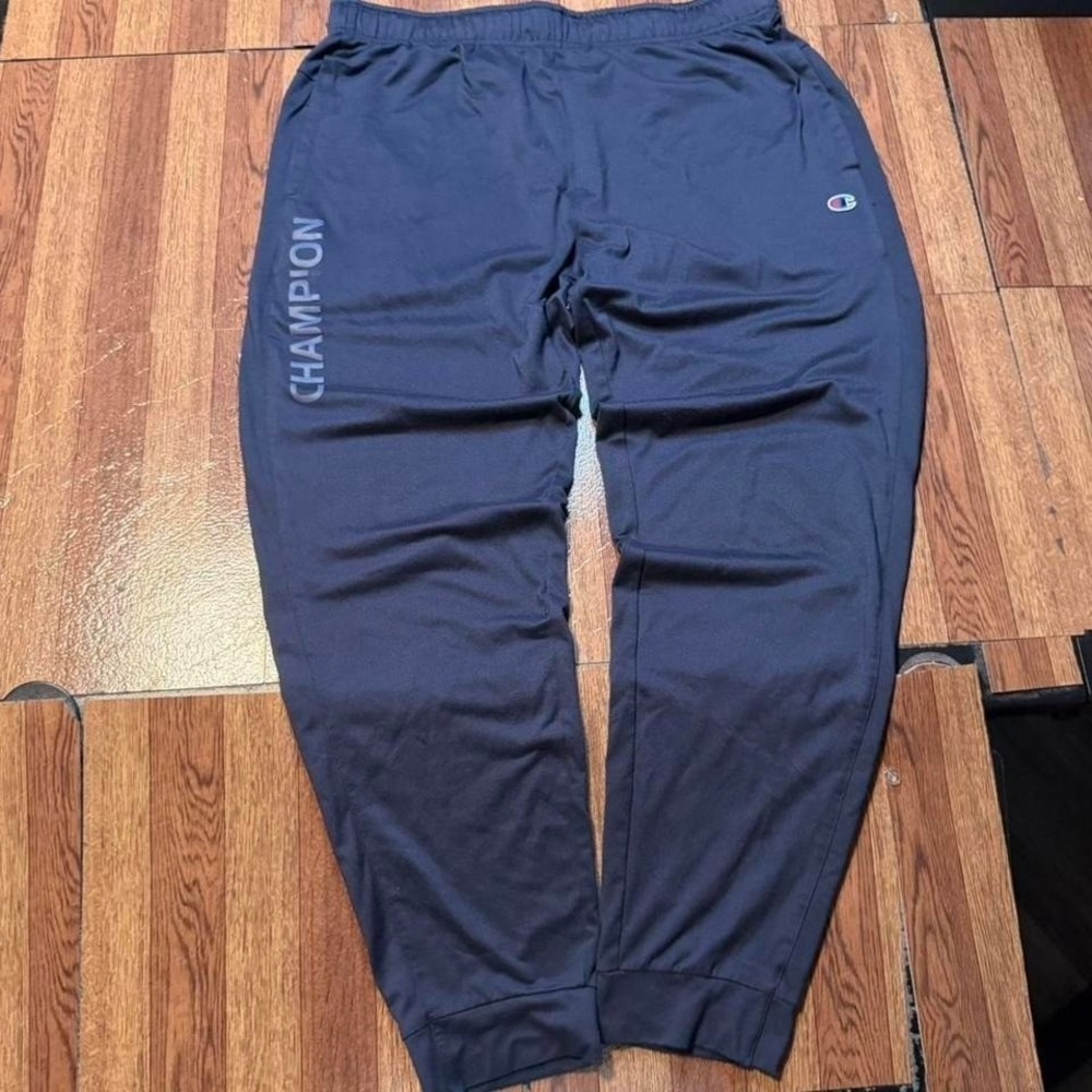 Champion Blue Retro Tech‎ Sportswear Sweatpants Jogger Large